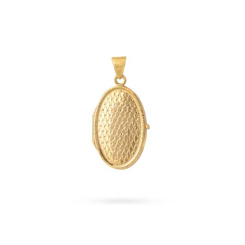 Locket pendant, oval shape