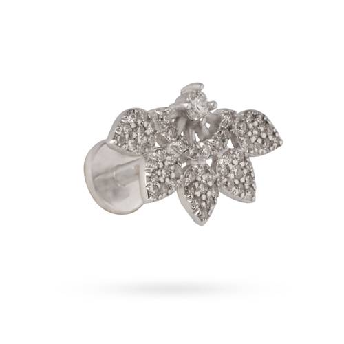 Pavé  tiara single earrings