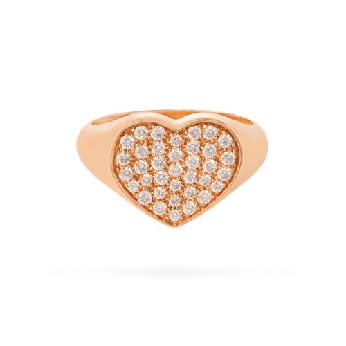 Chevelier heart ring