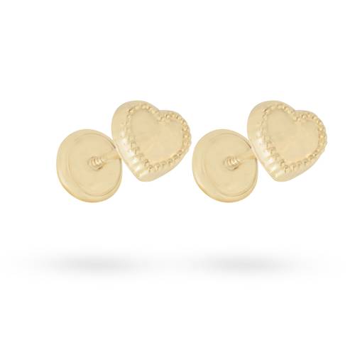 Heart-shaped earring