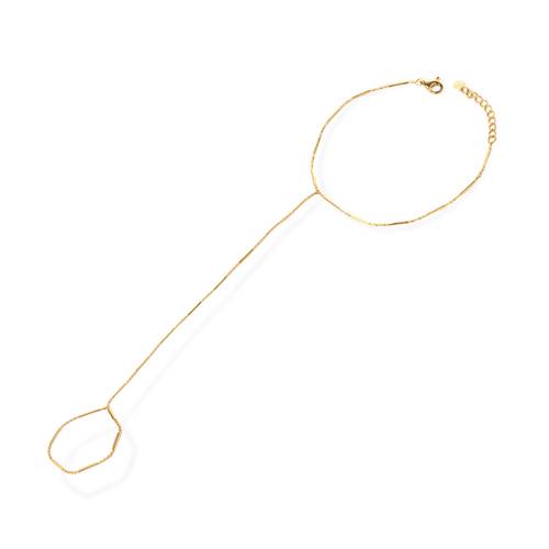 Elegant Chain Bracelet With Palm
