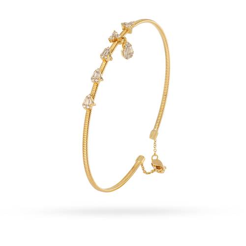Pavé bangle bracelet