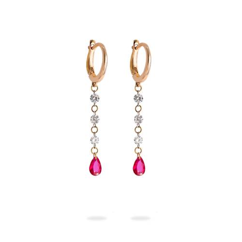 Daily Ruby Earring