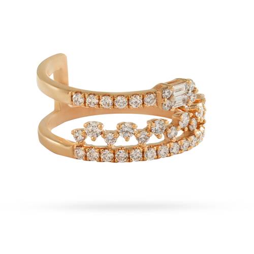 Pave diamond ring