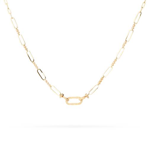 Round Diamond Ring Necklace
