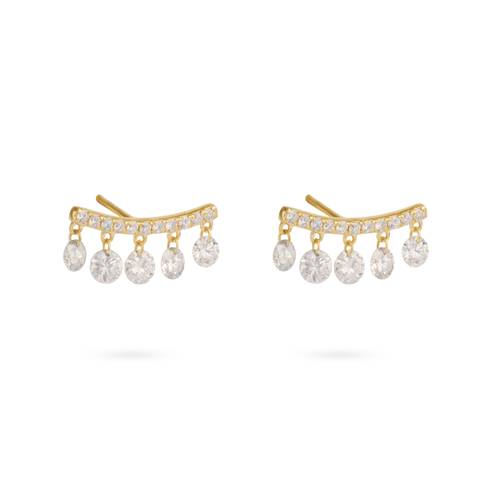 حلق ألماسات حرة من كولكشن DANCING DIAMOND