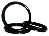 جاسكت مطاطي دائري ثلاثي الشفة