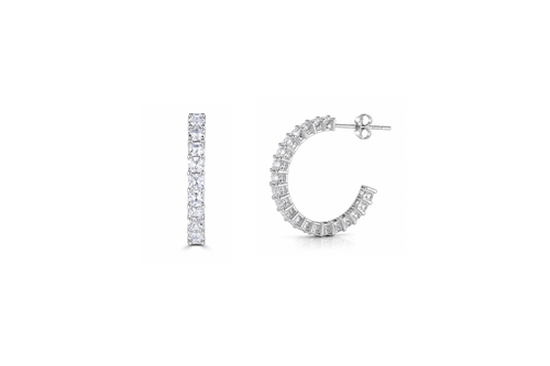 اقراط فضه 925