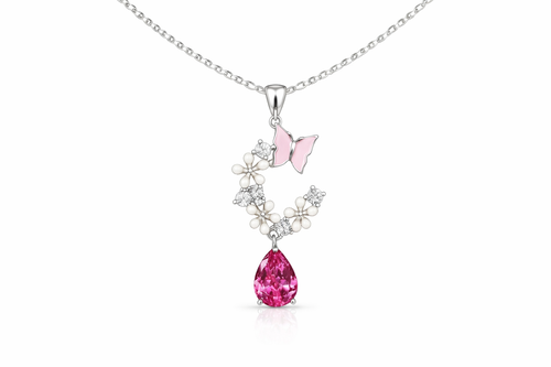 سلسال فراشة مميز 925 فضة
