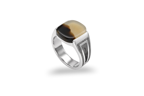 خاتم فضه 925 مقاس 10