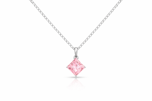 سلسال فضه 925 كريستال PINK