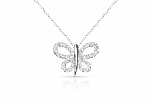 سلسال فضه فراشة 925 