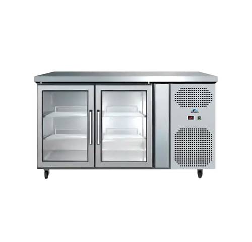 ثلاجة عرض زجاج اثنين باب ماركة توب كولد - PA2100TNG