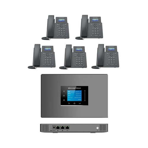  سنترال جراند ستريمGrandstream UCM6301 IP PBX يدعم خط خارجي  مع 5 تليفونات فرعية  واي فاي 