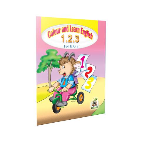 Colour and Learn English 1.2.3 For KG2