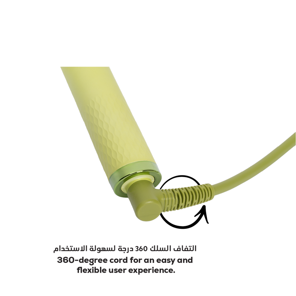 Thermal brush device wire wraps 360 degrees