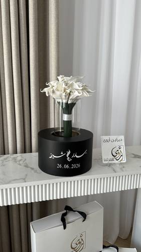  استاند مسكة مدور لون أسود 