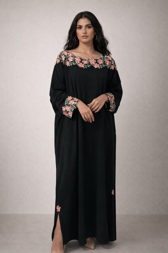 Dark olive green dress