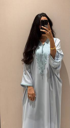Baby blue kaftan