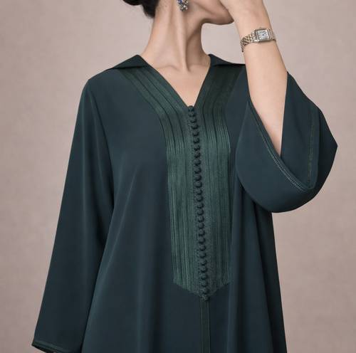 Dark green kaftan 