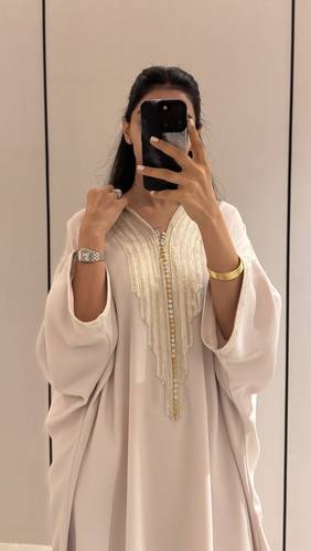 WhiteXgold kaftan