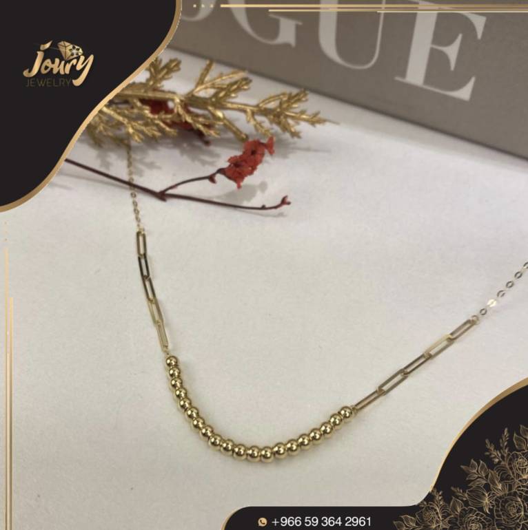 عقد ناعم ايطالي ذهب عيار 18