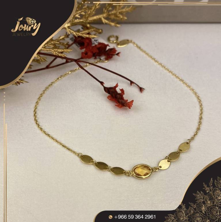 اسواره ناعمه مناسبه للهدايا ذهب عيار ١٨ 