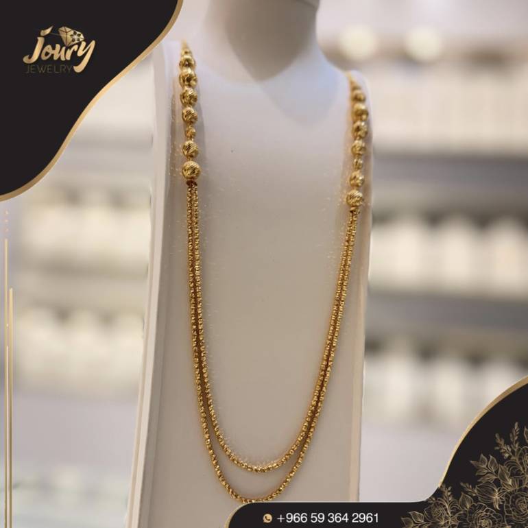 سبحة انيقه ذهب صافي عيار  21