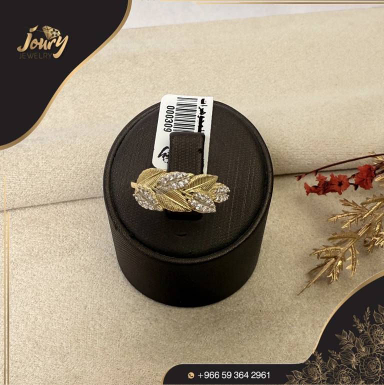 خاتم مميز ذهب صافي عيار ١٨