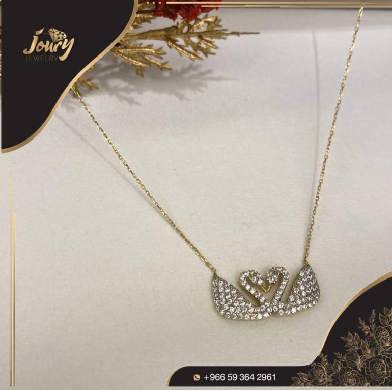 عقد ناعم مميز ذهب عيار 18