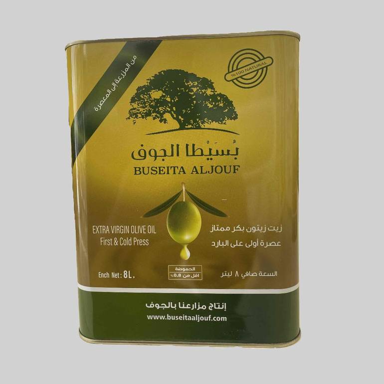زيت زيتون حجم 8 لتر