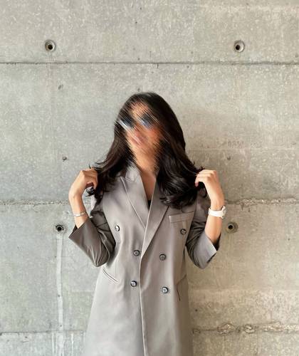 Blazer Abaya | Grey