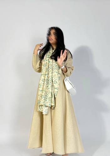 Linen Abaya | Sand