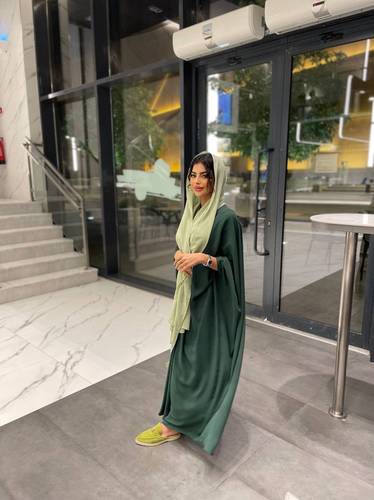 Crepe Abaya | Green