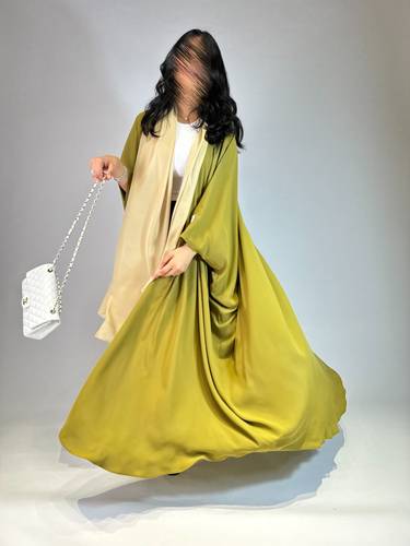 Crepe Abaya | Curry