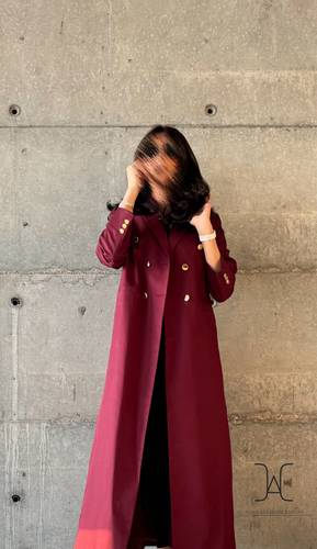 Blazer Abaya | Burgundy