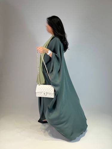 Crepe Abaya | Petroleum