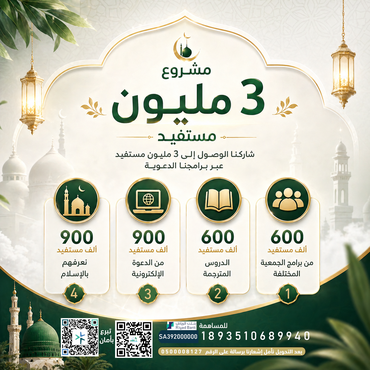 مشروع 3 مليون مستفيدْ