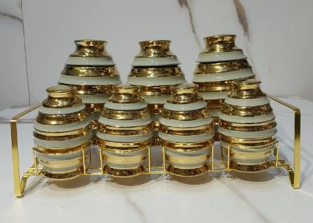 طقم علب بهارات مكون من 7 قطع