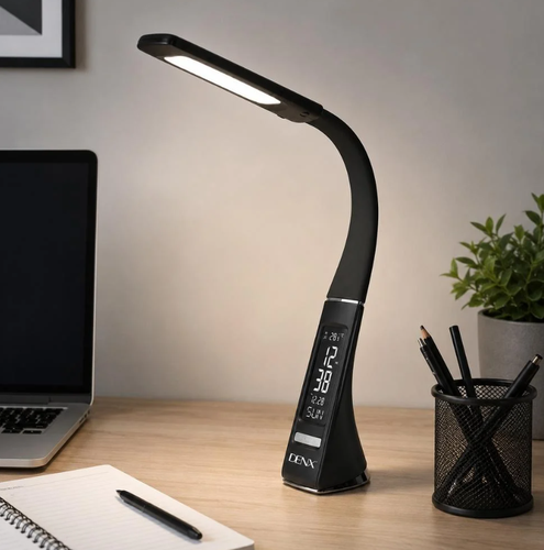 لمبة مكتبي LED قابل للطي بشاشة LCD بقدرة 5 واط 