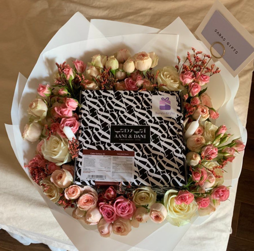 Ani dani cake with Flowers