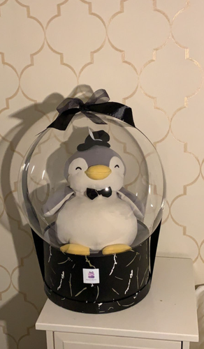 Box with balloon & Penguin 