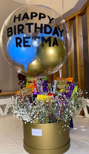 Box with Balloon.
