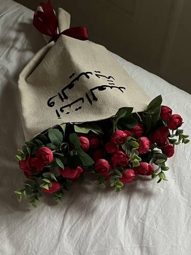 باقه العيد ورد صناعي 