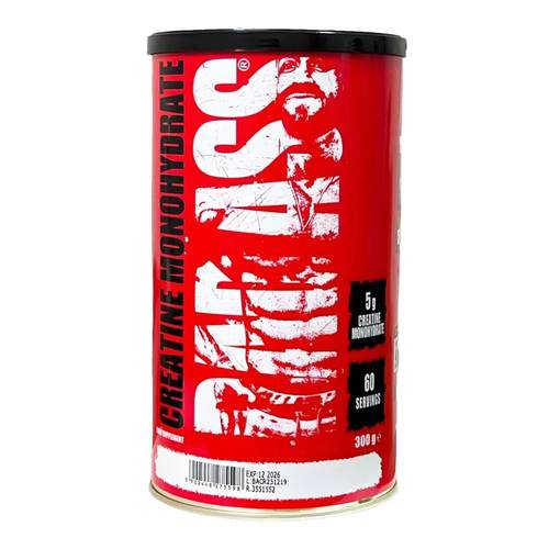 BadAss Nutrition, Creatine Monohydrate, 300g, 60 servings