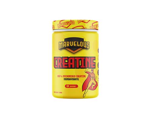 Marvelous Nutrition, Creatine Monohydrate, Unflavored, 300G, 60 Serving
