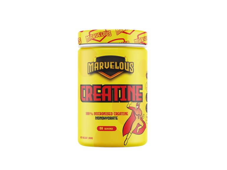 Marvelous Nutrition, Creatine Monohydrate, Unflavored, 300G, 60 Serving