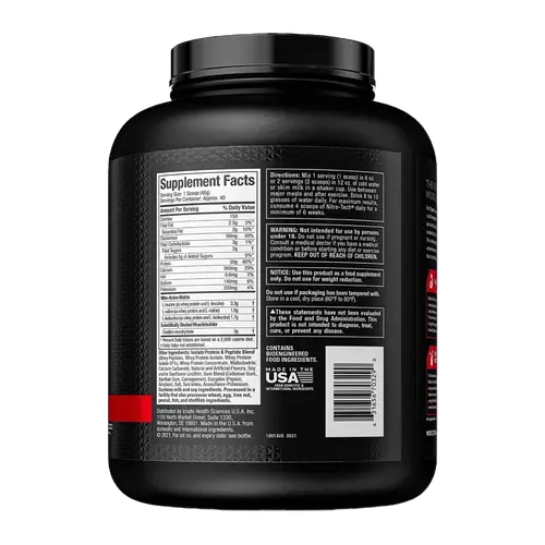 MuscleTech, NitroTech Whey Protein, 1.81 kg, 40 serving