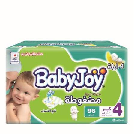 كرتون جامبو بيبي جوي 4-96 حفاض 