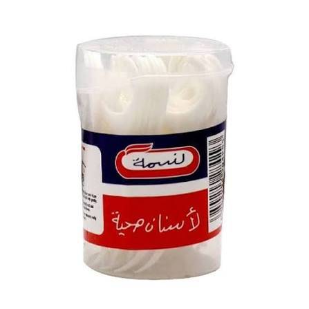 عود اسنان مع خيط 